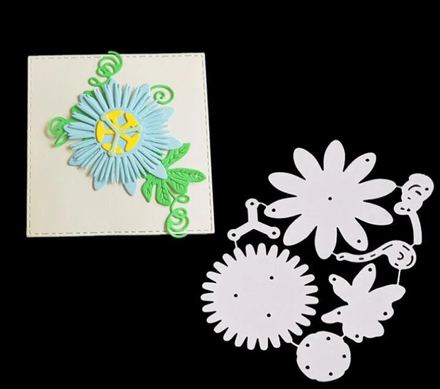 Flowers Leaves Metal Cutting Dies Stencil DIY Scrapbooking Paper Decorative Die