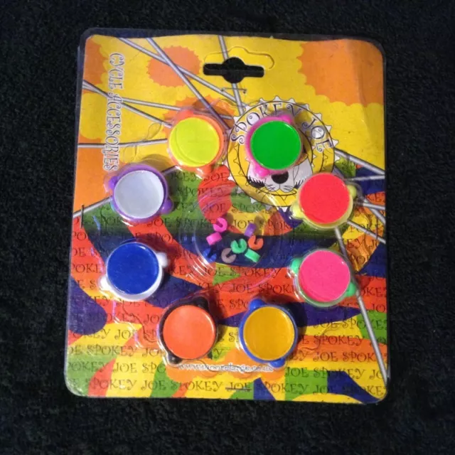Spokey Joe Retro Multi Coloured Spoke Spinners
