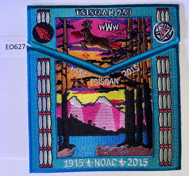Boy Scout OA Lodge 253 Tsisquan 2015 NOAC Flap Set
