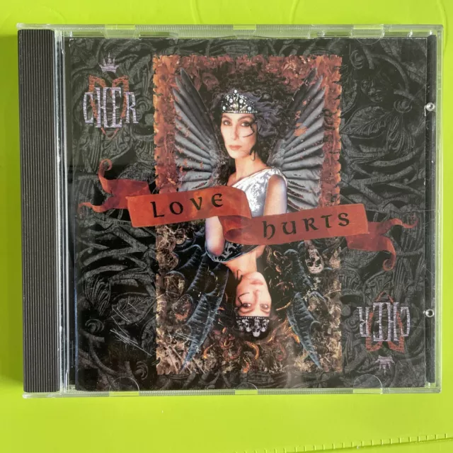 CHER - LOVE HURTS  CD  💿🔝 Sammlerstück 1991 ￼/a Worms Without Heroes/fires of