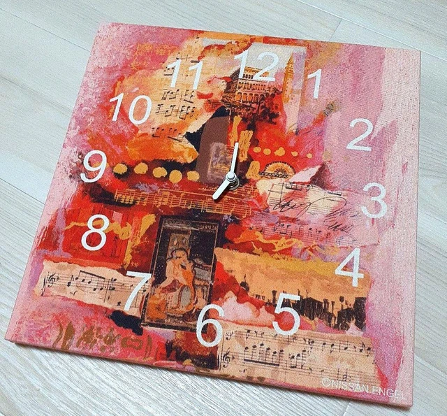 Wall Clock Nissan Engel Collage Sheet Music