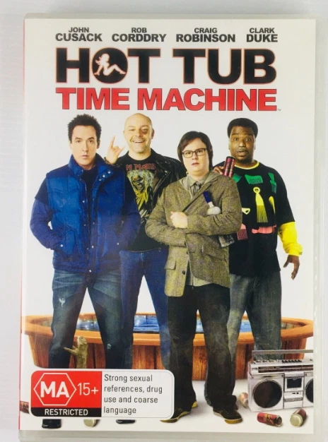 HOT TUB TIME Machine (DVD 2010) Very Good Condition, John Cusack