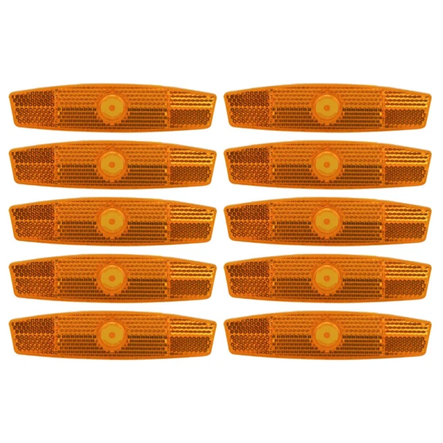 10 Pcs Petits Réflecteurs De Vélo Rayons De Réflecteur Vélo À Roulettes Portable