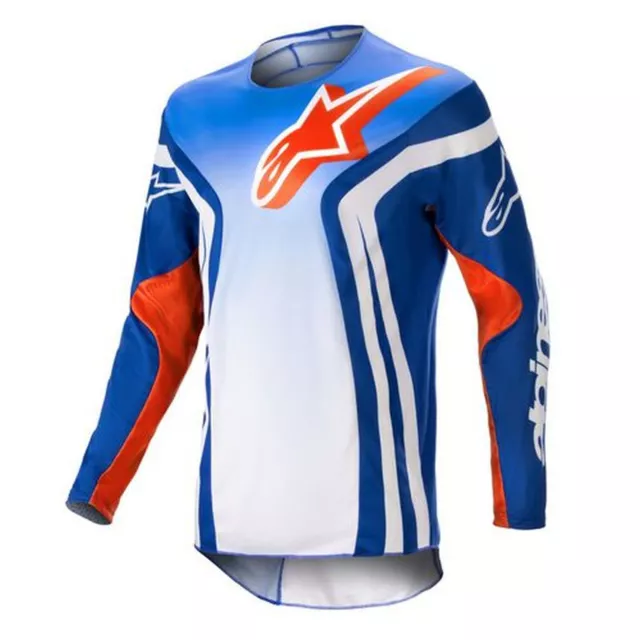 Jersey Alpinestars Racer Semi Jersey Bleu/Orange