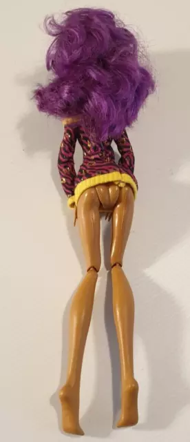 MONSTER HIGH Clawdeen Wolf Doll by Mattel from 2010 28cm Clothing is Incomplete. 2