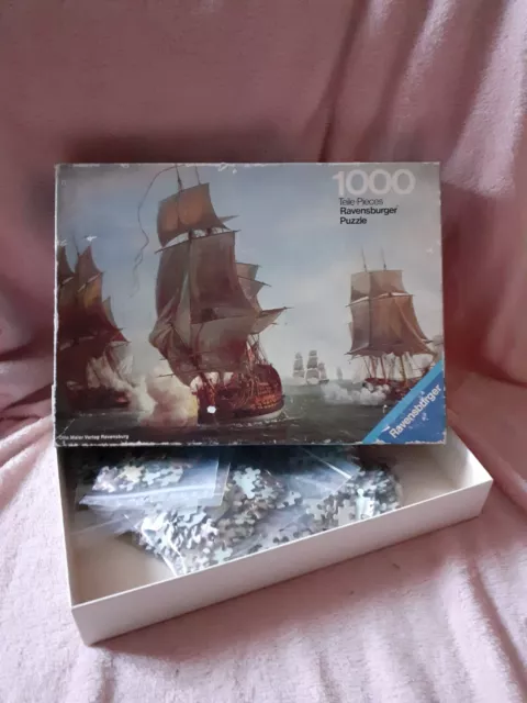 Complet ! Puzzle Ravensburger Gilbert Bataille Navale 1008 Pièces