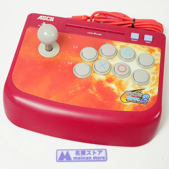 Manette Arcade ASCII Stick FT2 - Compatible PS1 Et PS2 - Occasion