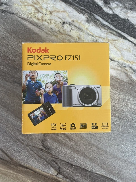 Kodak PIXPRO FZ151 16.2MP Digital Camera Black + USB Charger + 8GB Memory Card ! 2
