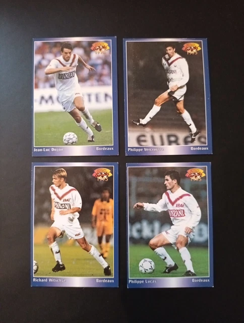 Carte PANINI Official Football Cards 1995 N°28 Christophe Dugarry Bordeaux