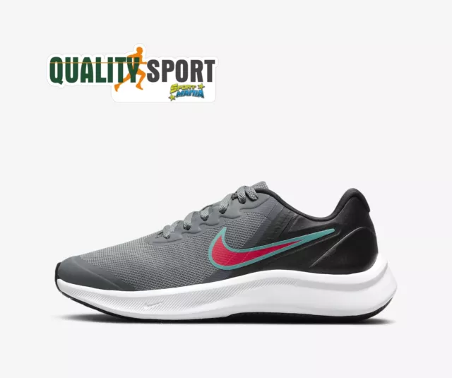 Nike Star Runner Grigio Scarpe Ragazzo Sportive Palestra Running DA2776 008