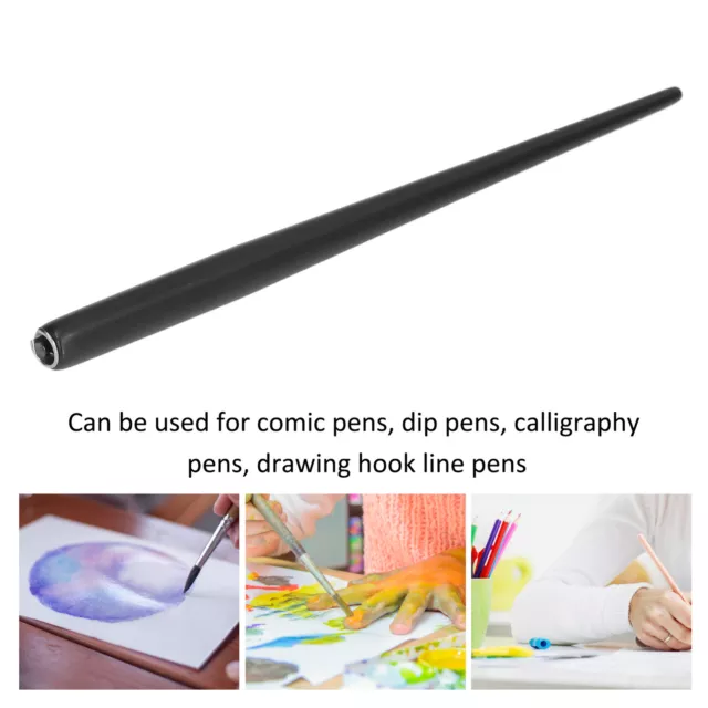 Dip Pen Ergonomisches Design Comic Dip Pen(WD055001M Schwarz) ⊹