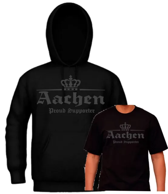 T-Shirt Kapuzensweat Aachen Ultras Hoodie Trikot Shirt Hooligan Supporter Kaiser