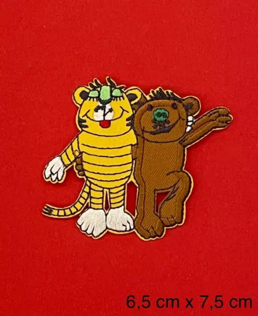 Bügelbild, Patch, Aufnäher, Aufbügler, Flicken für JANOSCH*/TIGER UND BÄR* Fans