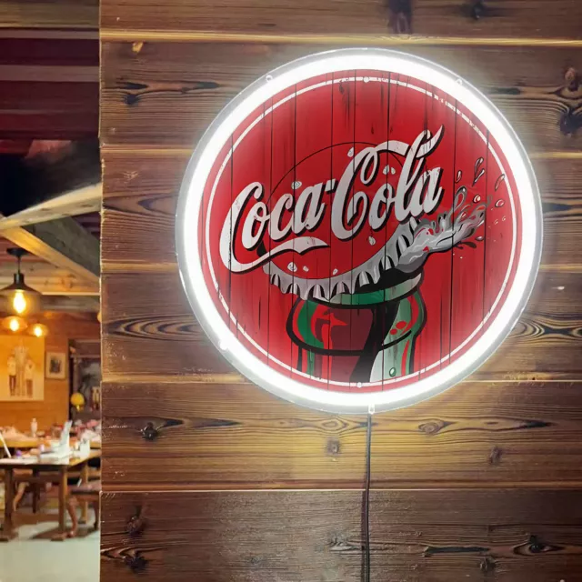 Coca Cola Drink Bar Club Pub Bar Wall Decor Man Cave LED Neon Sign 12"x12" K1
