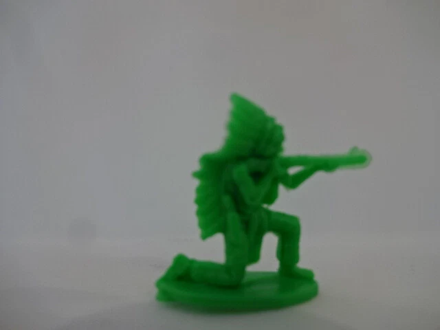Alte Sammelfigur / Red Cloud schießend / Grüne Variante