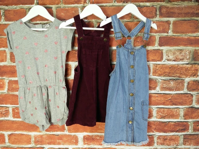 Girls Bundle Aged 4-5 Years Gap Mothercare M&S Dungarees Playsuit Summer 110Cm