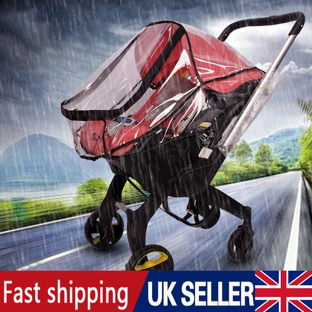 BABY CAR SEAT Carrier Rain Cover for Doona, Baby Stroller Transparent