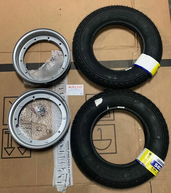Pneu MICHELIN S83 3.50-10 59J Avec Chambre à Air - Compatible Vespa LML, Piaggio Ape Et PX - 9