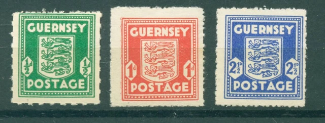II. WK. GUERNSEY 1941 Nr 1-3 postfrisch (222301)