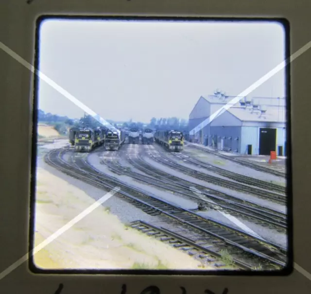 Original  '69 Kodachrome Slide SCL Seaboard Coast Line Bryan Park Scene     W1F9