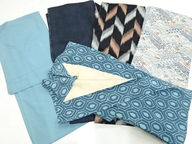 42859# Japanese Kimono / Antique Kimono / Set Of 5