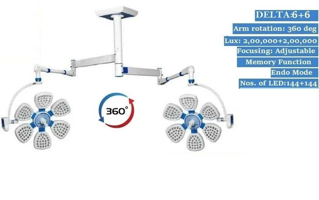Examination OT Surgery LED Light Ceiling mounted for Surgical operation theater