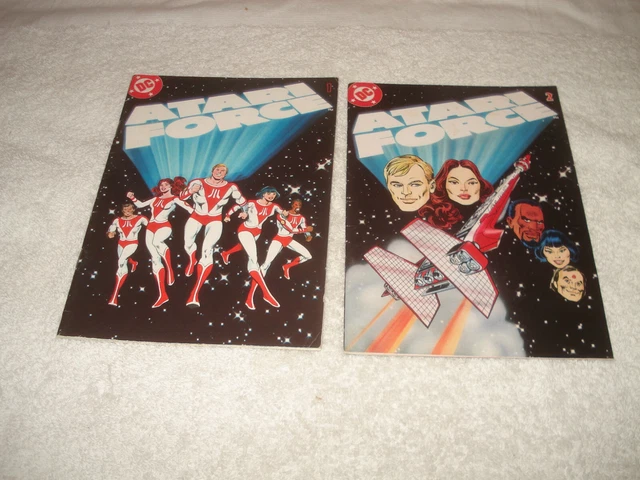 Atari Force 1 2  Mini Dc Comic Promo Giveaway Promotional 1982