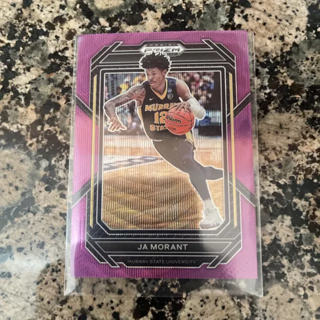 202324 PRIZM DRAFT Picks Ja Morant PURPLE WAVE 57 Murray State