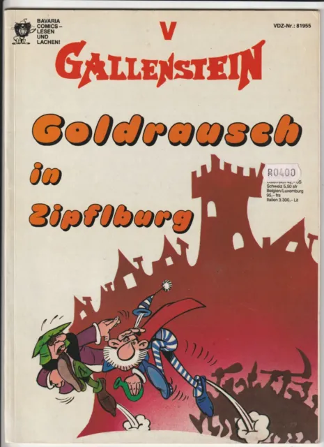 GALLSTONE #5 Gold Rush in Zipflburg, Bavaria 1983 COMIC ALBUM Z1-