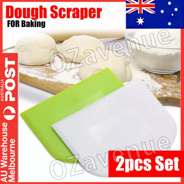 Baker Dough Scraper Sourdough Pizza Cake Pastry Bread Cutter Slicer Cutting Tool