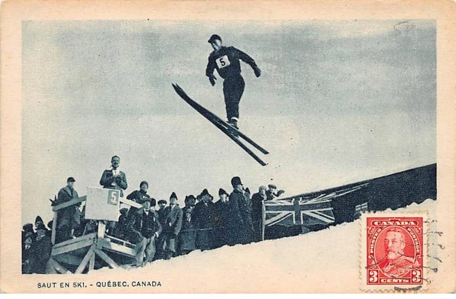 Sports - n°83014 - Sports d'hiver - Saut en Ski - Québec - Canada