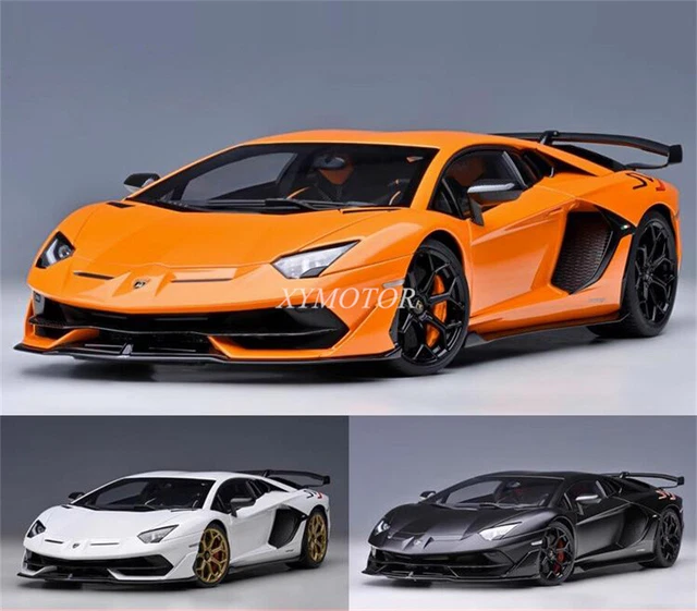 Modèle Réduit Autoart 1:18 Lamborghini Aventador SVJ 2018 Blanc - Réf. AA79217 - Neuf