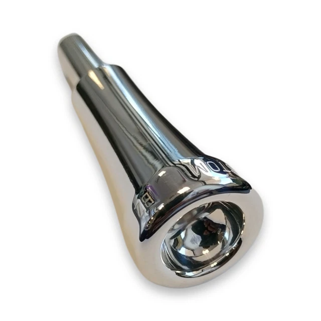 JC Custom Trumpet Mouthpiece Model King - Size B2 (1 1/4) - Finished in Silver