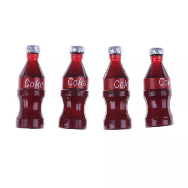 8 pz 1/12 casa delle bambole miniatura bottiglie Coca-Cola simulazione cucina cibo J ggR'EL