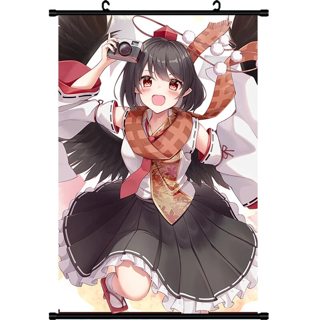 touhou shameimaru aya Cosplay HD Poster Wall Scroll Home Decor Otaku 60x90cm T01