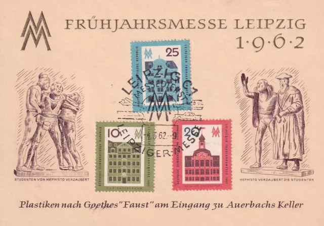 Germany Ddr First Day Cover, Buildings, Coffee Tree House, Romanus House, Castle