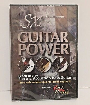 Sx DVD GUITAR POWER by John Mccarthy learn to play electric acoustic & bass