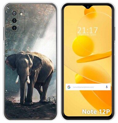 Coque Silicone pour Ulefone Note 12P Design Eléphant Dessins
