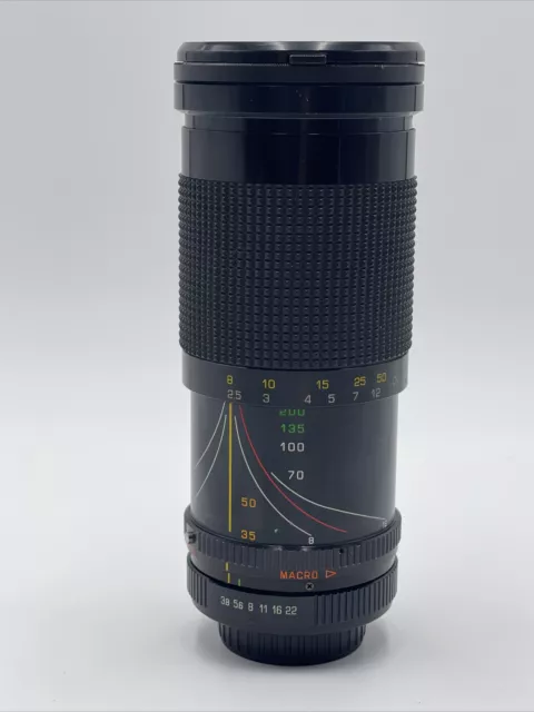 Rokinon Auto Zoom Multi Coated Lens 35-200mm 1:3.8-5.3 MACRO MC No. 302772