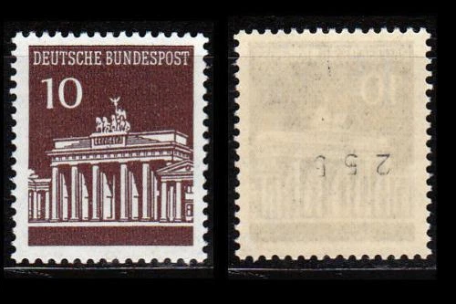 Brandenburger Tor 506 v R Dextrin ROLLENMARKE Nr. 255 POSTFRISCH