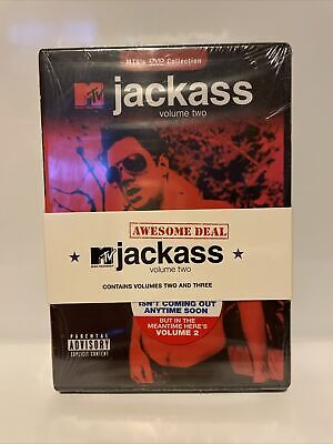 NEW! Jackass Volumes 2 & 3 DVD Set MTV Knoxville Margera Steve O Weeman SEALED