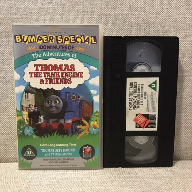THOMAS THE TANK Engine And Friends Vhs Video - Thomas Gets Bumped ...