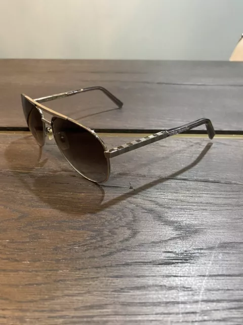 LOUIS VUITTON Attitude Sunglasses Z0260U Silver 977891