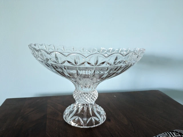 Pedestal Crystal Compote "OLYMPIA" by Shannon Crystal a division of Godinger