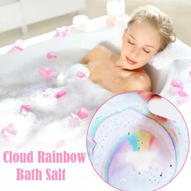 Magical Rainbow Star Moon Cloud Bath Bombs | Colorful Wrapped Individually G3O3