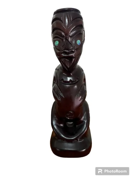 Stunning Vintage Carved Tiki by Renowned Artist Hepa Gibbons (1980s)