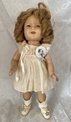 Vintage 1935 Ideal Composition Shirley Temple Doll 15-16