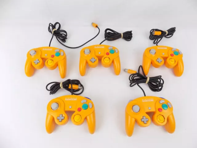 Like New Genuine Nintendo GameCube Controller Spice Orange Official Authentic