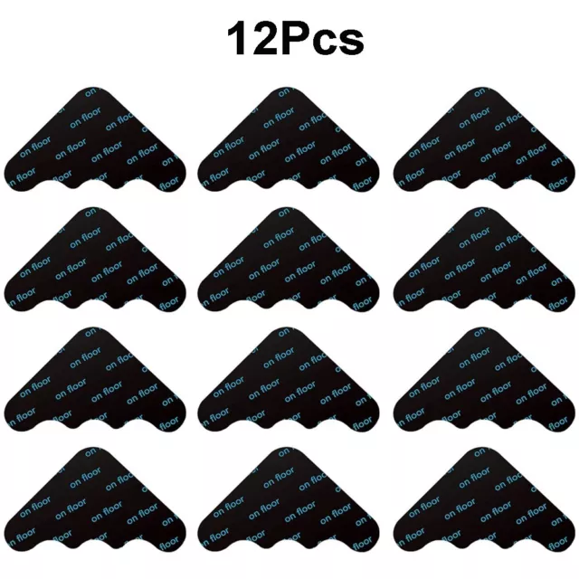 Rug Pads Grippers Rug Tapes Sticker for Area Rugs 12 Pcs Non Slip Corner  Gripper