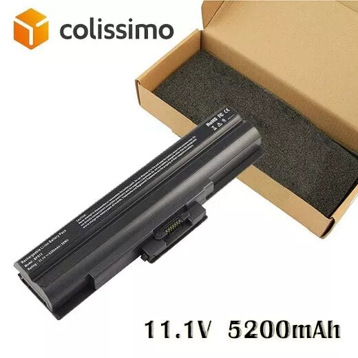 LAPTOP Batterie Pour SONY VAIO VGP-BPS13/S VGN-FW11E AW 5200MAH VGP-BPS13/Q